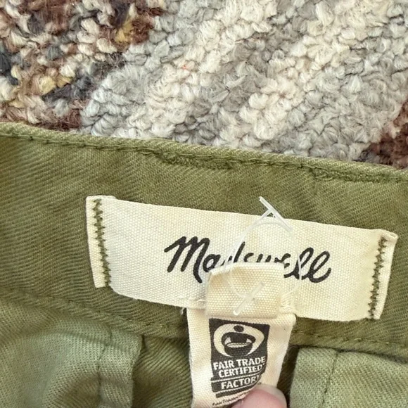 Madewell Olive Utility Pants in Light Olive - Picture 5 of 6